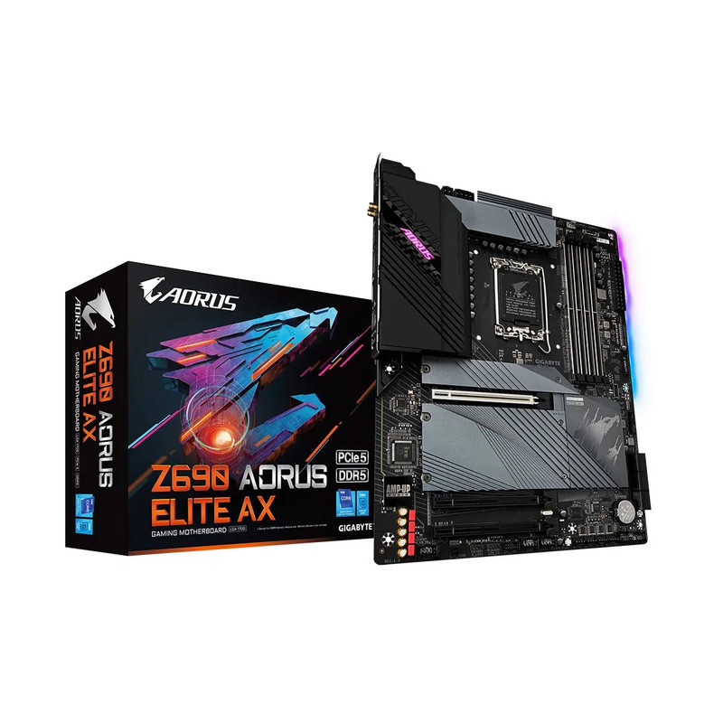Gigabyte Z690 Aorus Elite AX Wifi - DDR5 LGA 1700 Intel Motherboard - اللوحة الأم
